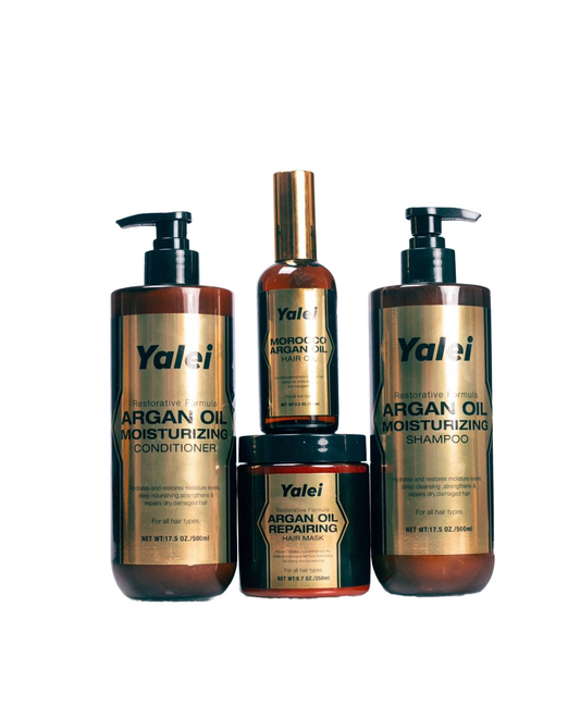 Set of Argan oil moisturizing shampoo